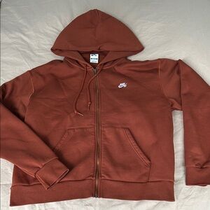 Nike SB Burnt Orange Zip-Up Hoodie
